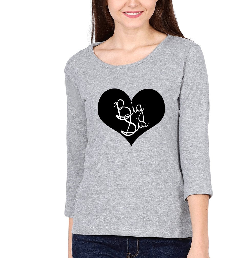 Big Sis & Lil Sis Sister Sister Full Sleeves T-Shirts -FunkyTees - Funky Tees Club