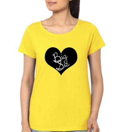 Big Sis & Lil Sis Sister Sister Half Sleeves T-Shirts -FunkyTees - Funky Tees Club
