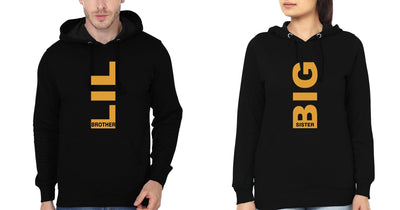 Big Sister Lil Brother-Sister Hoodies-FunkyTees - Funky Tees Club