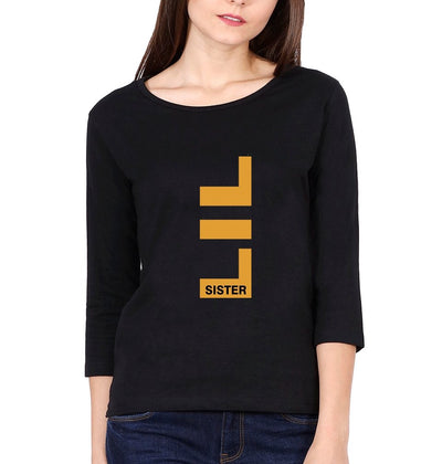Big Sister Lil Sister Sister Full Sleeves T-Shirts -FunkyTees - Funky Tees Club