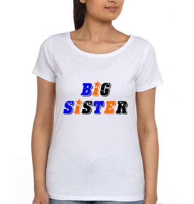 Big Sister Lil Sister Sister Half Sleeves T-Shirts -FunkyTees - Funky Tees Club