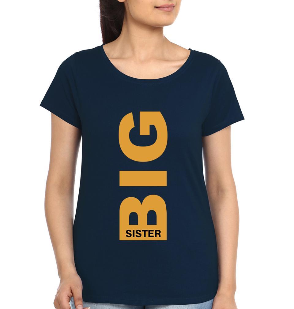 Big Sister Lil Sister Sister Half Sleeves T-Shirts -FunkyTees - Funky Tees Club