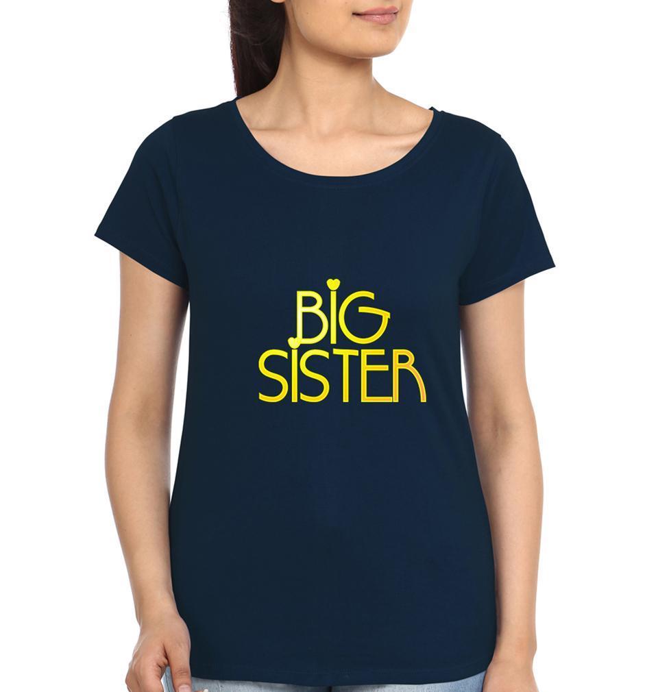 Big Sister Lil Sister Sister Half Sleeves T-Shirts -FunkyTees - Funky Tees Club