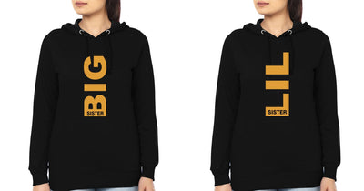 Big Sister Lil Sister Sister Hoodies-FunkyTees - Funky Tees Club