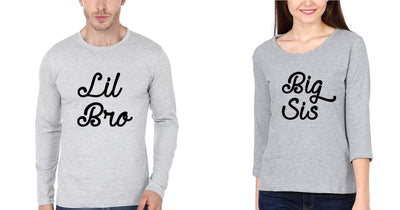Big Sister Little Brother-Sister Full Sleeves T-Shirts -FunkyTees - Funky Tees Club