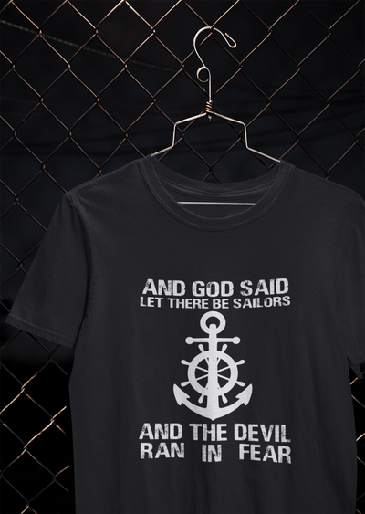 Storms Make Me Strong Merchant Navy Mens Half Sleeves T-shirt- FunkyTeesClub