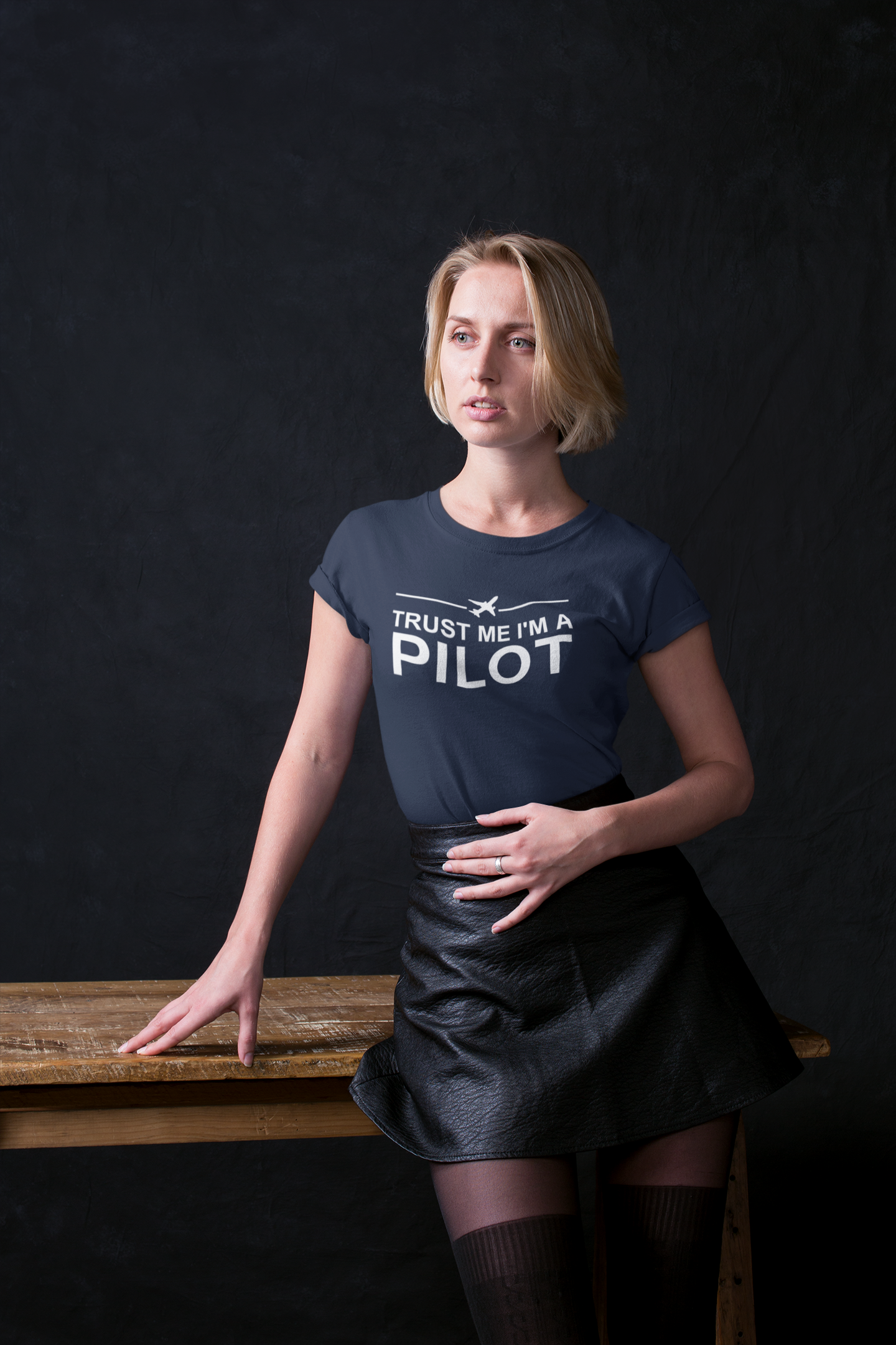 Trust Me I Am A Pilot Women Half Sleeves T-shirt- FunkyTeesClub