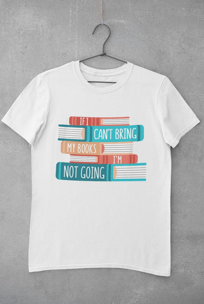 Books Women Half Sleeves T-shirt- FunkyTeesClub - Funky Tees Club