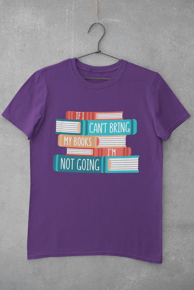 Books Women Half Sleeves T-shirt- FunkyTeesClub - Funky Tees Club