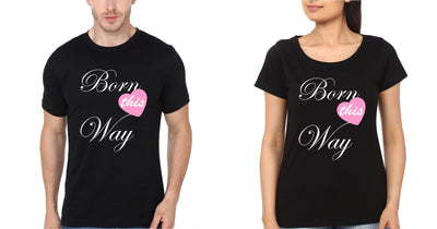 Born This Way Brother-Sister Half Sleeves T-Shirts -FunkyTees - Funky Tees Club