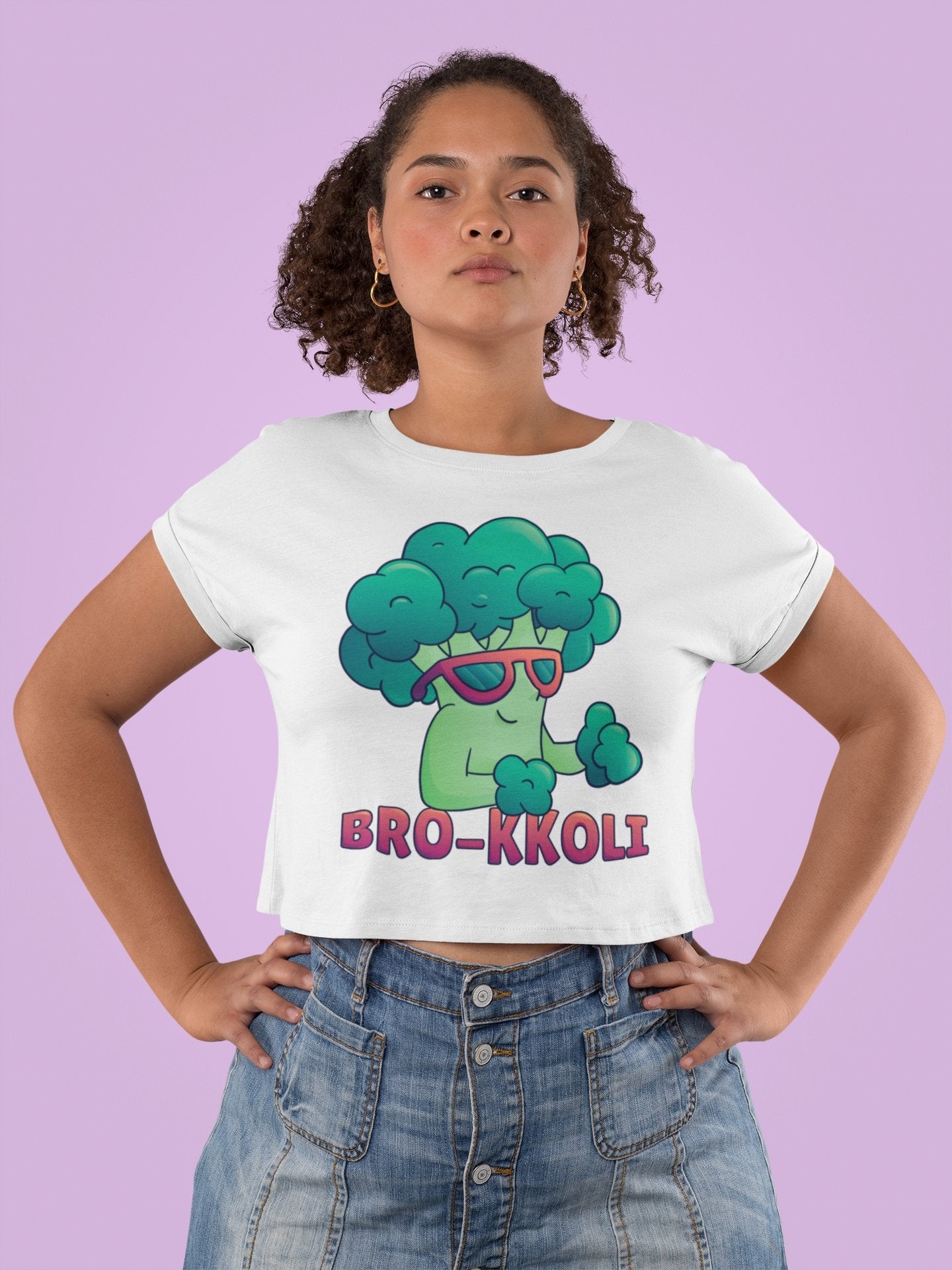 Bro kkoli Month Women Crop Top- FunkyTeesClub - Funky Tees Club