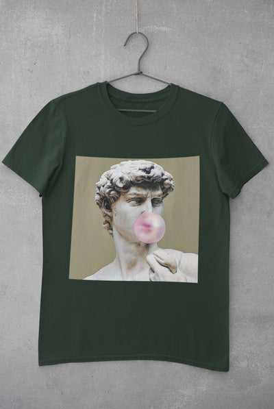 Bubble Greek Mens Half Sleeves T-shirt- FunkyTeesClub - Funky Tees Club
