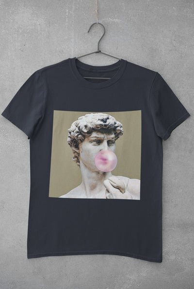 Bubble Greek Women Half Sleeves T-shirt- FunkyTeesClub - Funky Tees Club