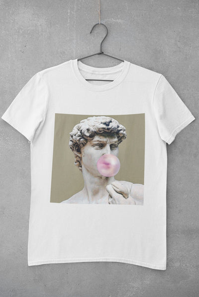 Bubble Greek Women Half Sleeves T-shirt- FunkyTeesClub - Funky Tees Club
