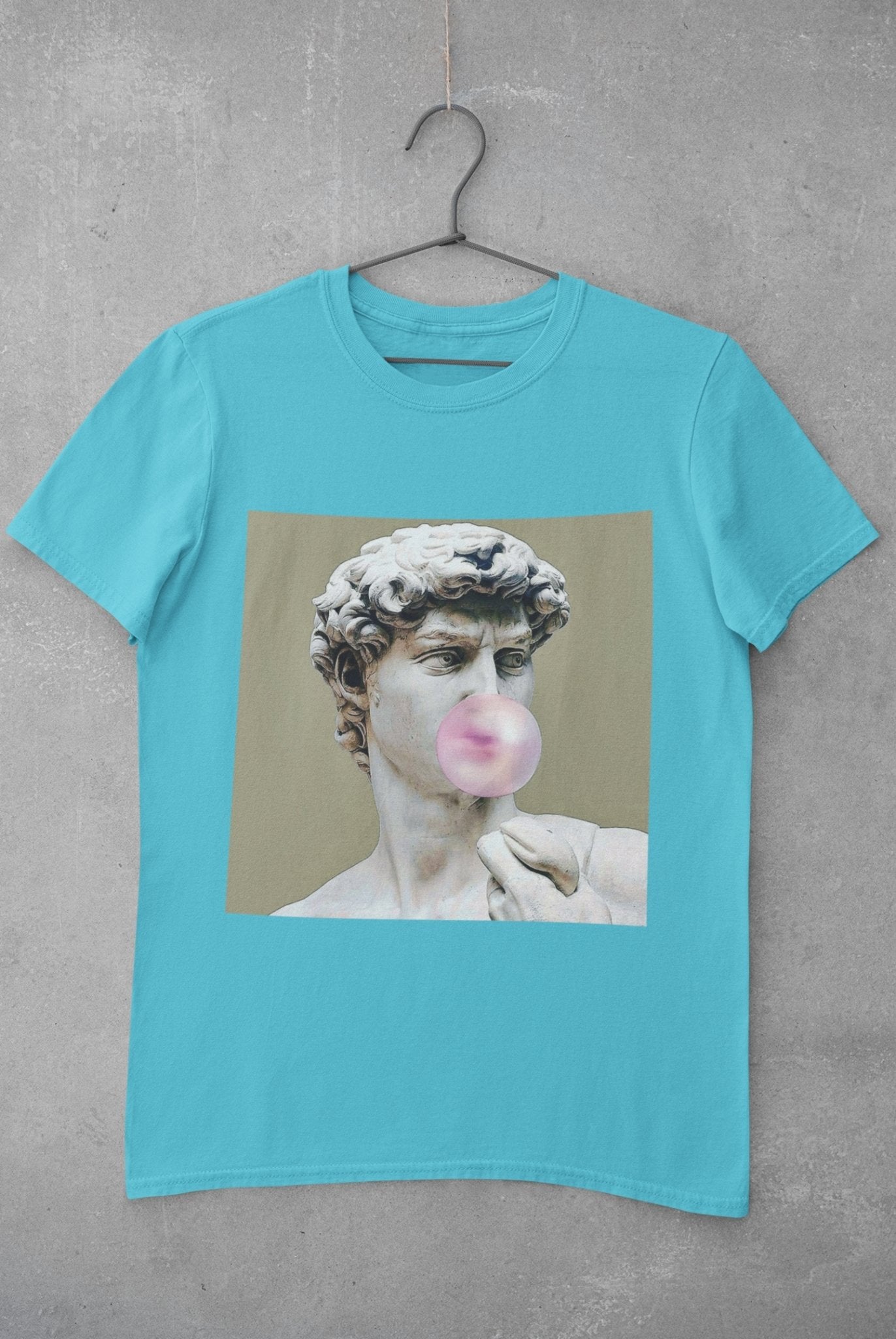 Bubble Greek Women Half Sleeves T-shirt- FunkyTeesClub - Funky Tees Club