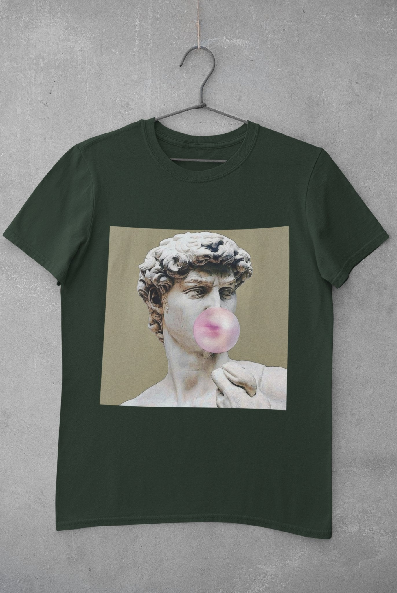 Bubble Greek Women Half Sleeves T-shirt- FunkyTeesClub - Funky Tees Club