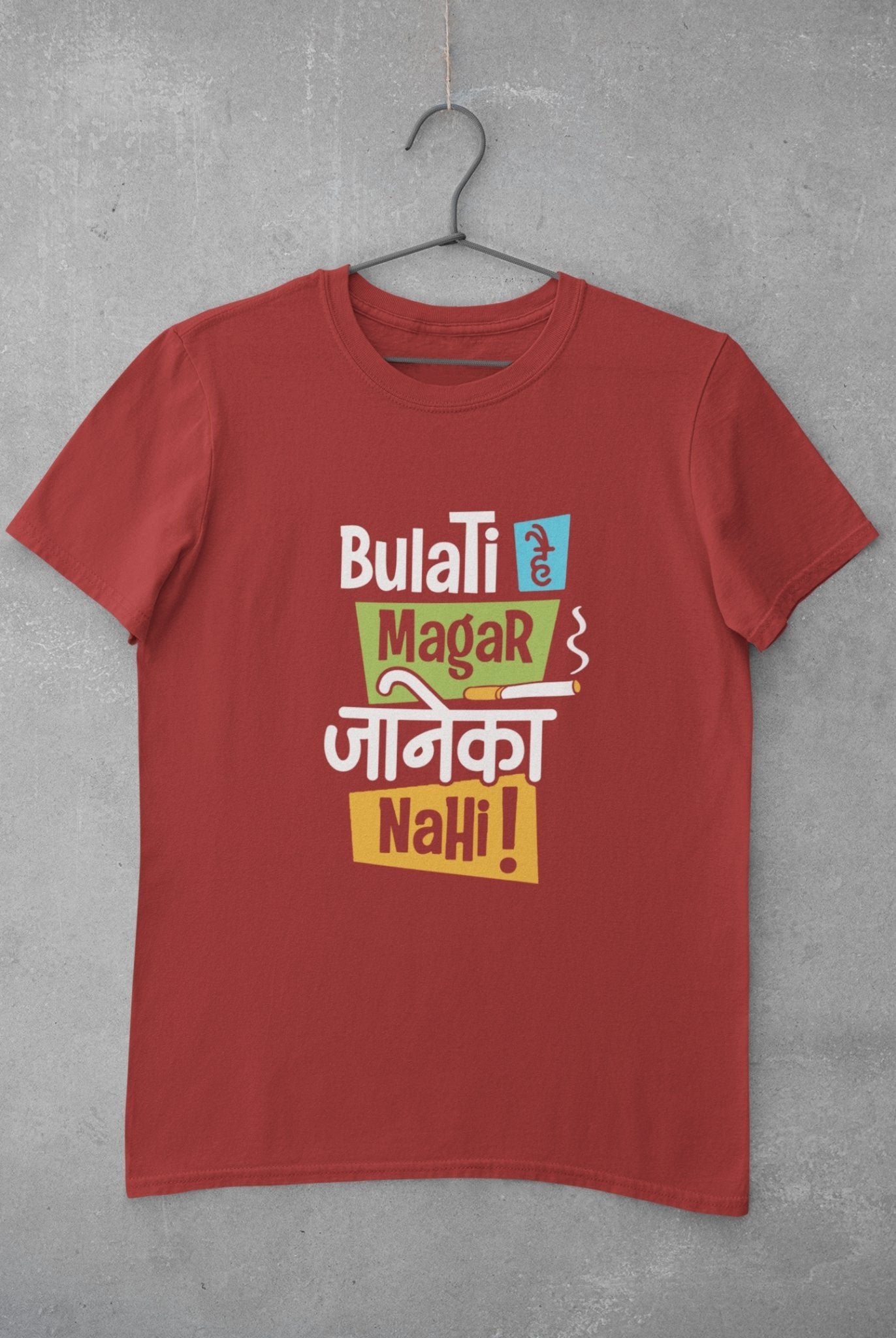 Bulati Hai Magar Janeka Nhi Women Half Sleeves T-shirt- FunkyTeesClub - Funky Tees Club