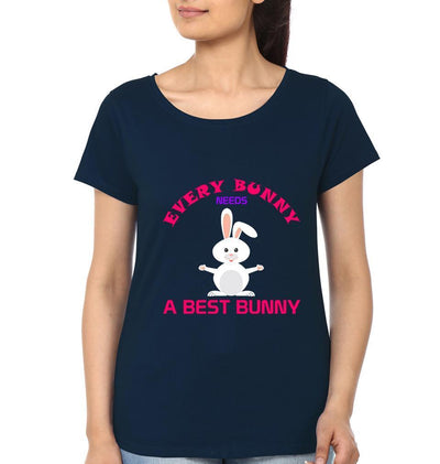 BUNNY BFF Half Sleeves T-Shirts-FunkyTees - Funky Tees Club