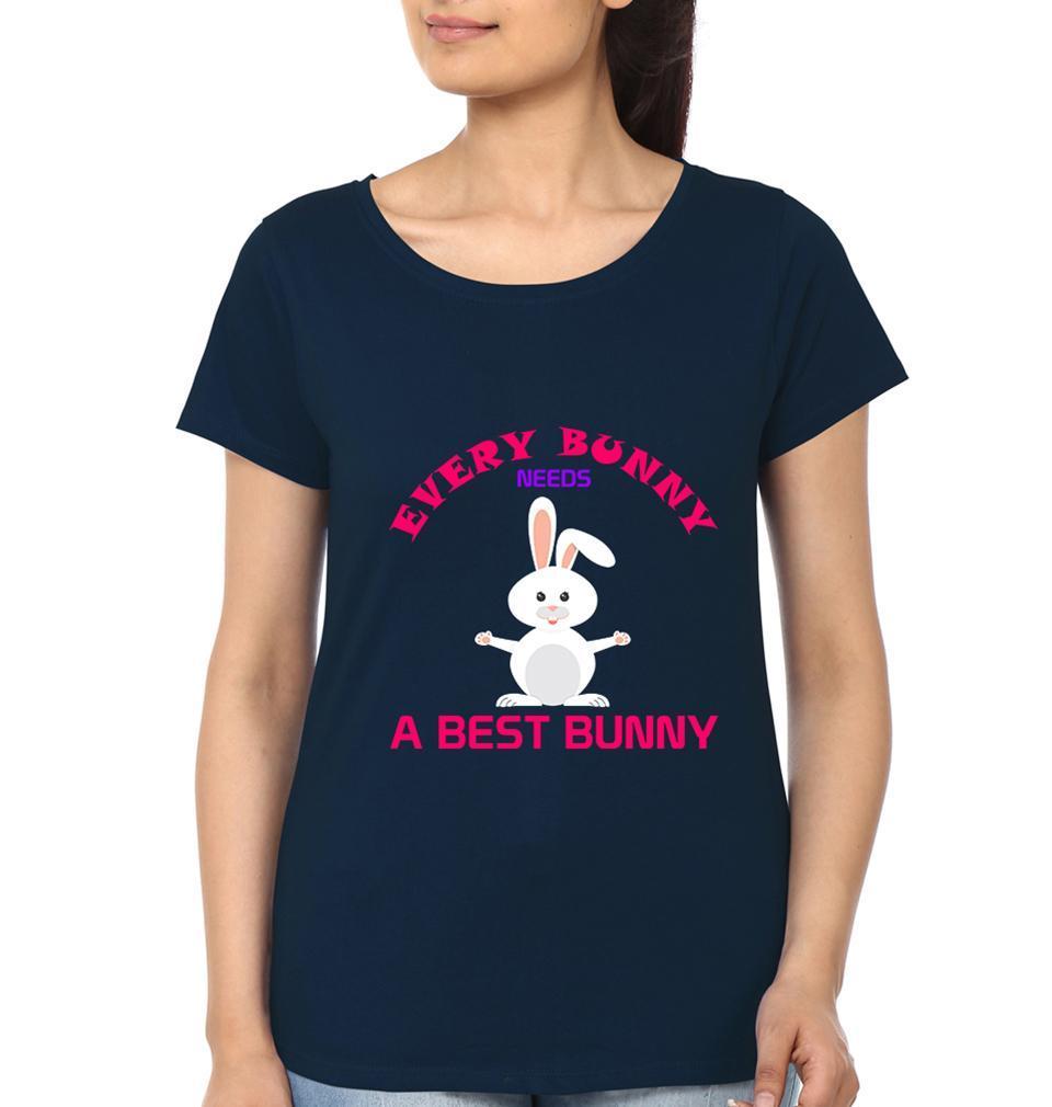 BUNNY BFF Half Sleeves T-Shirts-FunkyTees - Funky Tees Club