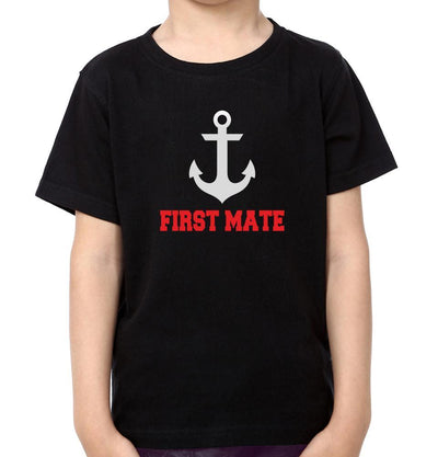 Captain Firstmate Father and Son Matching T-Shirt- FunkyTeesClub - Funky Tees Club