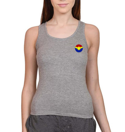 Captain Marvel Logo Women Tank Top-FunkyTeesClub - FunkyTeesClub