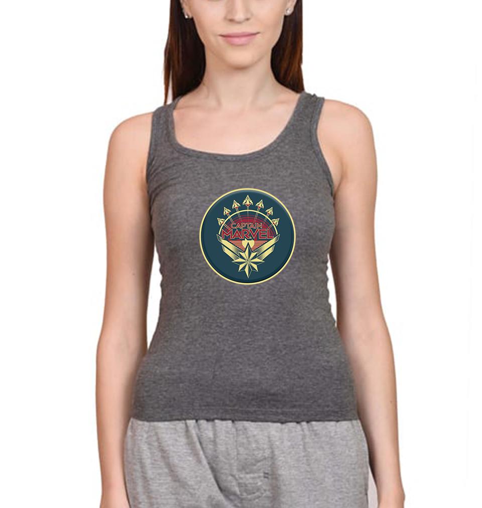 Captain Marvel Women Tank Top-FunkyTeesClub - FunkyTeesClub