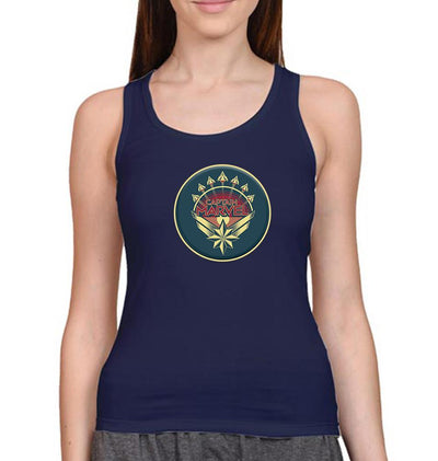 Captain Marvel Women Tank Top-FunkyTeesClub - FunkyTeesClub