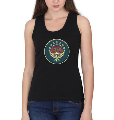 Captain Marvel Women Tank Top-FunkyTeesClub - FunkyTeesClub