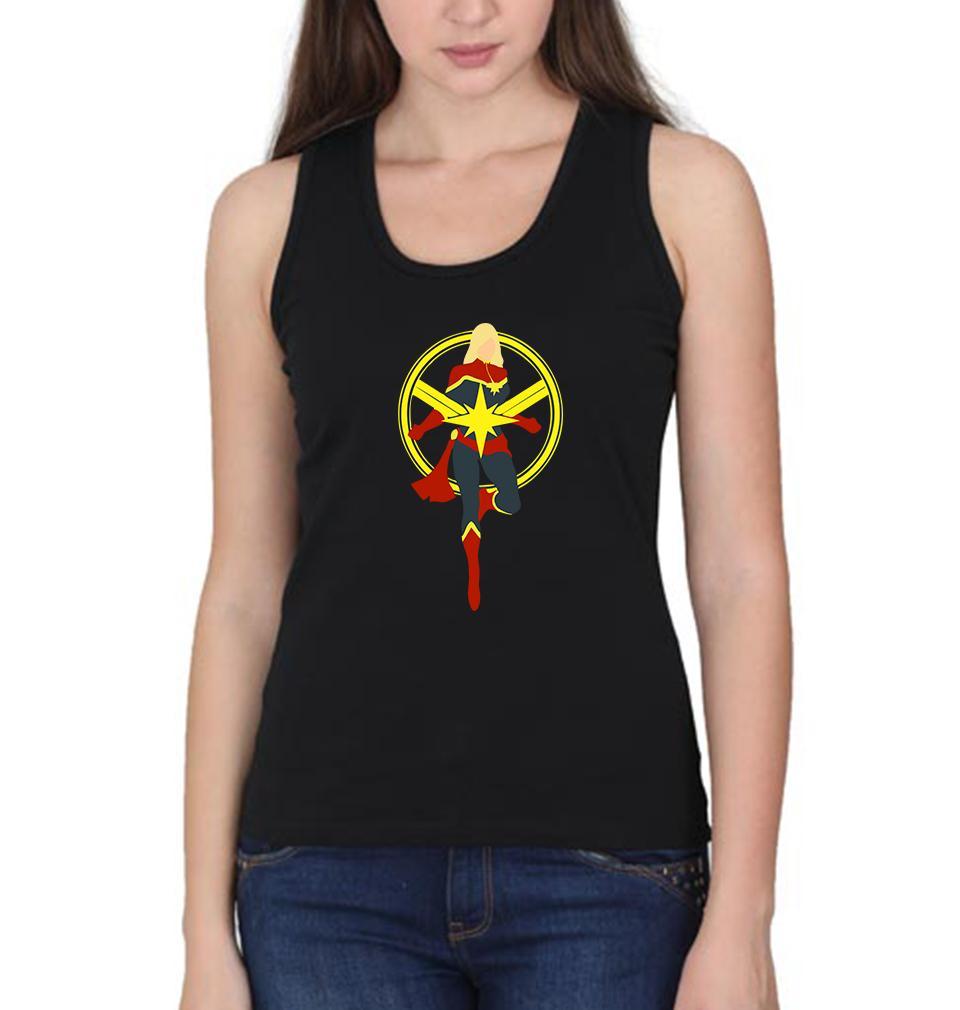 Captain Marvel Women Tank Top-FunkyTeesClub - FunkyTeesClub