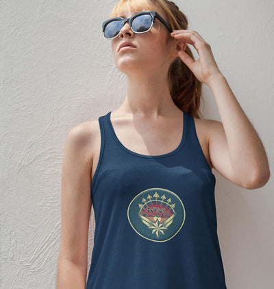 Captain Marvel Women Tank Top-FunkyTeesClub - FunkyTeesClub