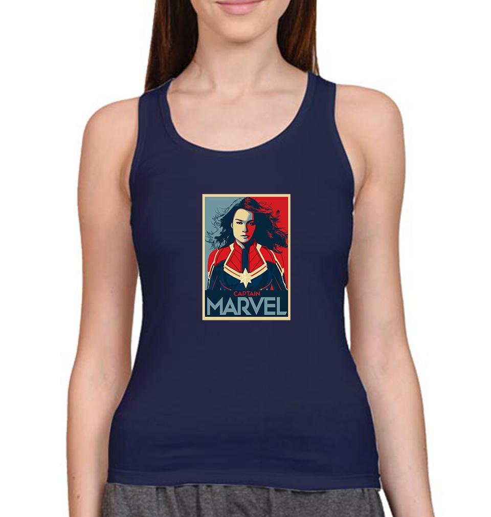 Captain Marvel Women Tank Top-FunkyTeesClub - FunkyTeesClub