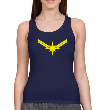Captain Marvel Women Tank Top-FunkyTeesClub - FunkyTeesClub