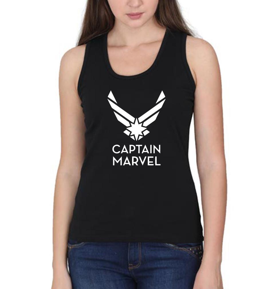 Captain Marvel Women Tank Top-FunkyTeesClub - FunkyTeesClub