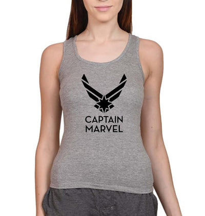 Captain Marvel Women Tank Top-FunkyTeesClub - FunkyTeesClub