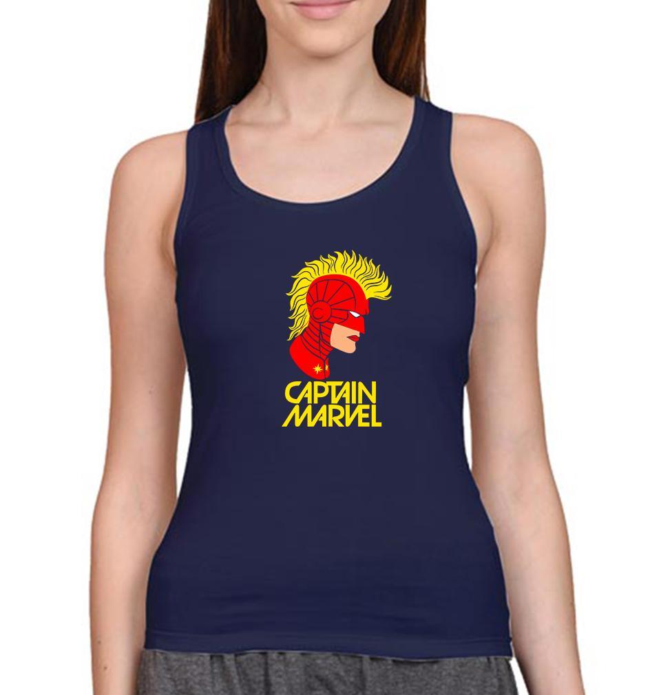 Captain Marvel Women Tank Top-FunkyTeesClub - FunkyTeesClub