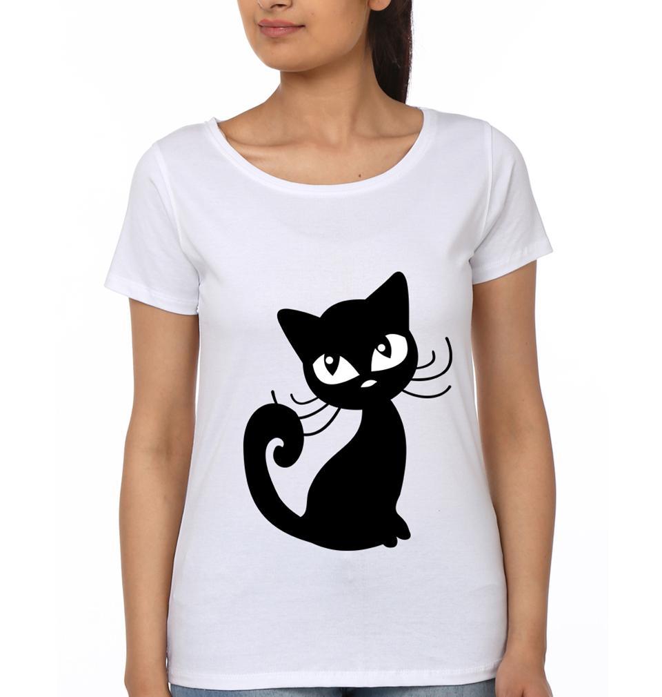 Cat Fish Couple Half Sleeves T-Shirts -FunkyTees - Funky Tees Club