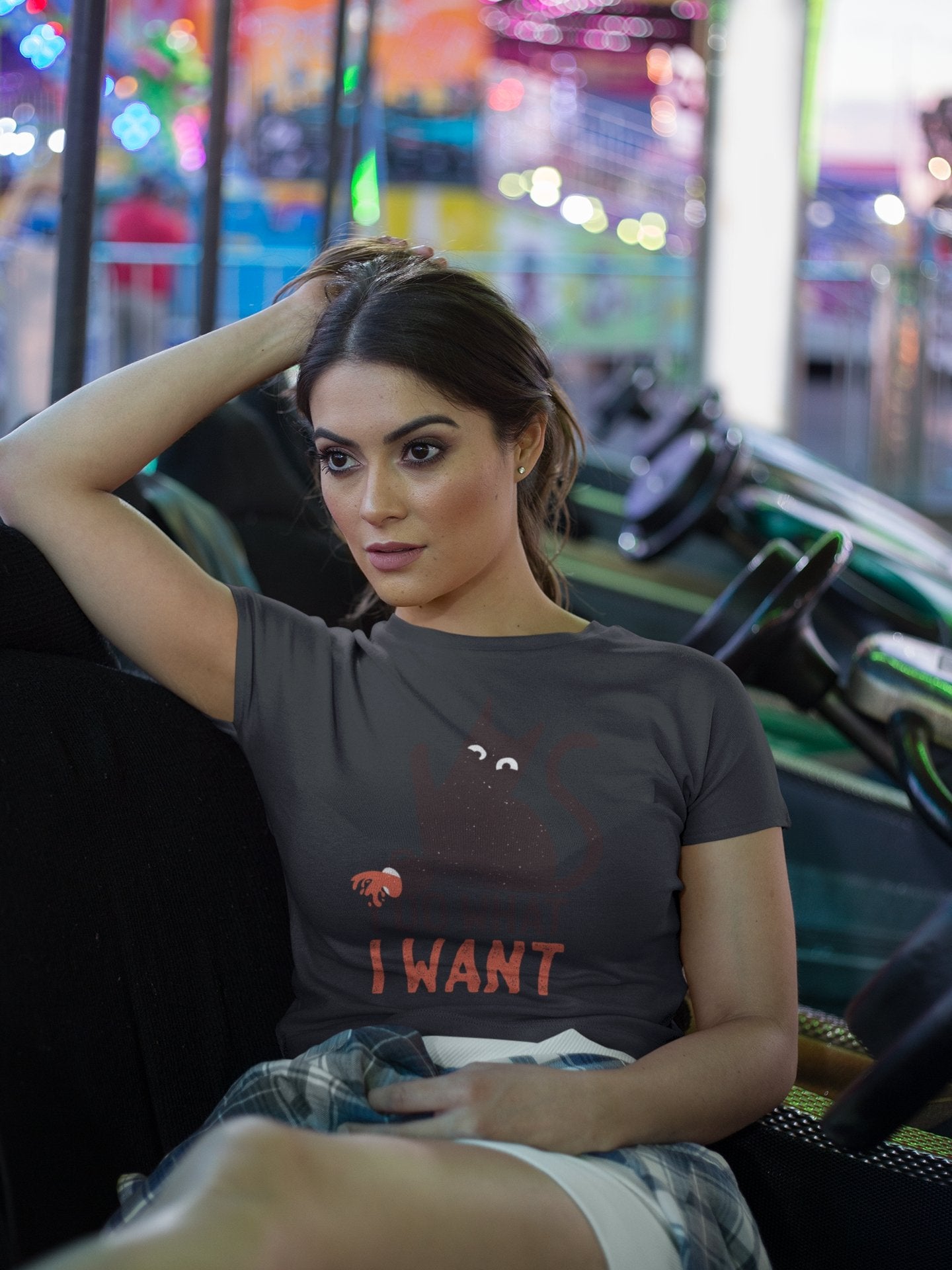 Cat Quotes Women Crop Top- FunkyTeesClub - Funky Tees Club