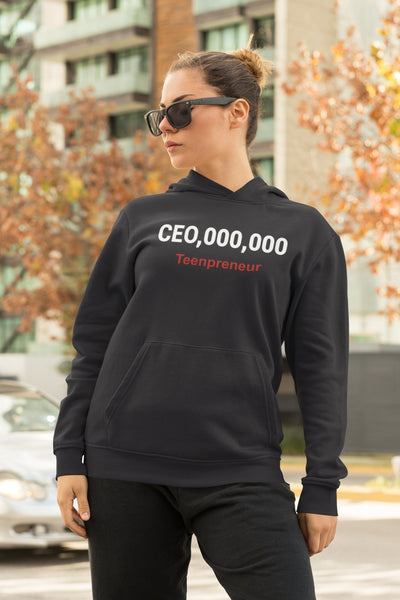 Ceo Teenpreneur Hoodies for Women-FunkyTeesClub - Funky Tees Club