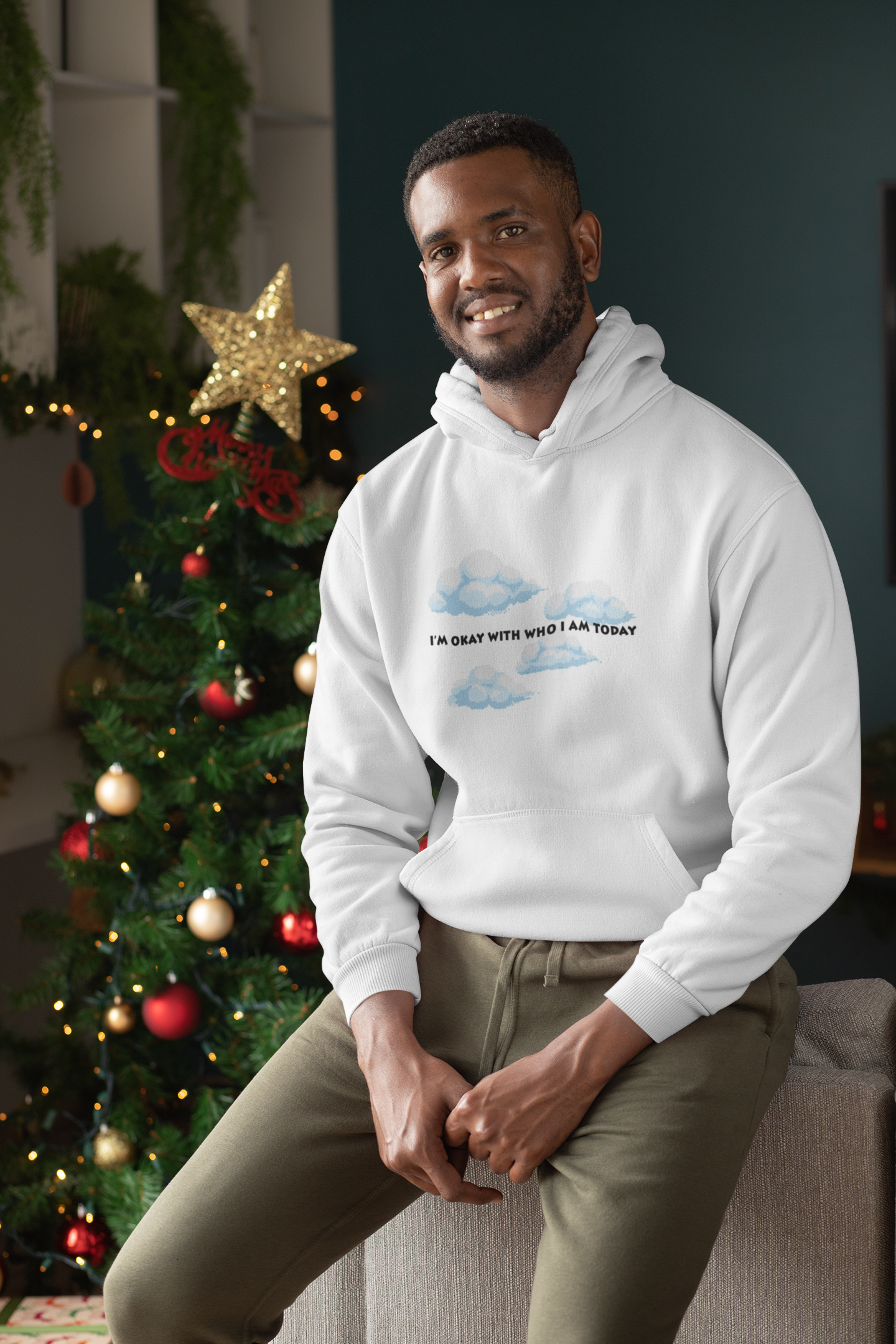 Its Okay Who I Am Today Men Hoodies-FunkyTeesClub
