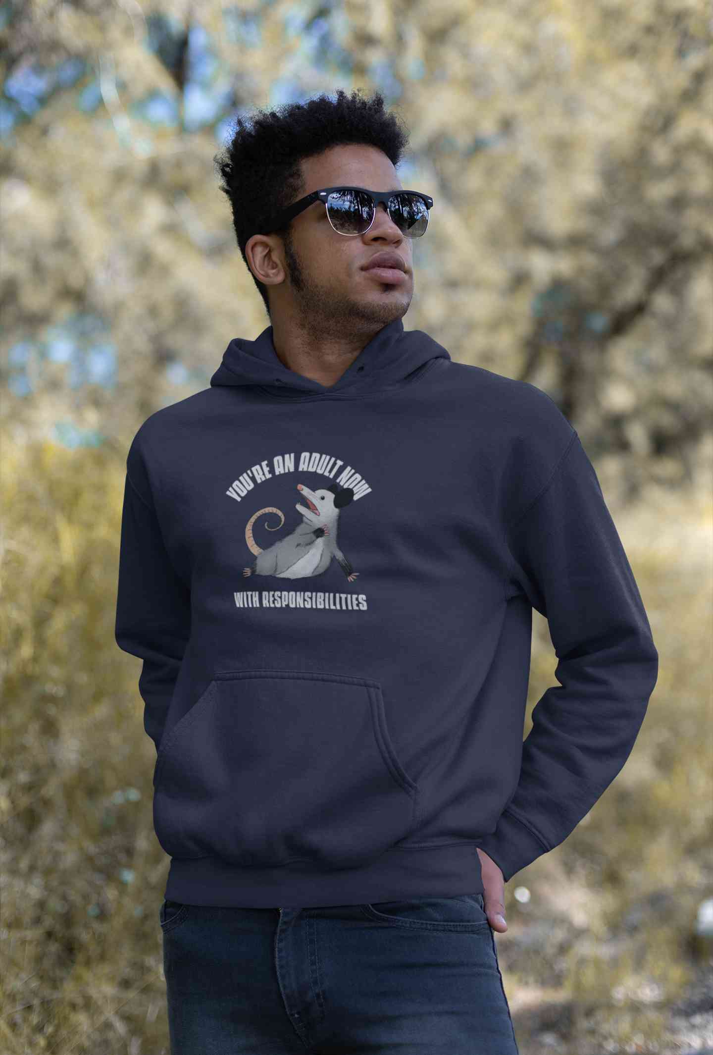 You Are An Adult Now With Responsibilities Funny Men Hoodies-FunkyTeesClub