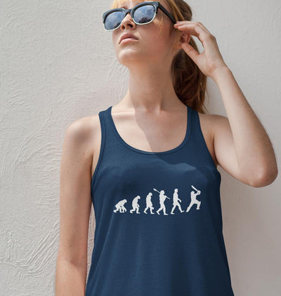 CRICKET Evolution Women Tank Top-FunkyTeesClub - FunkyTeesClub