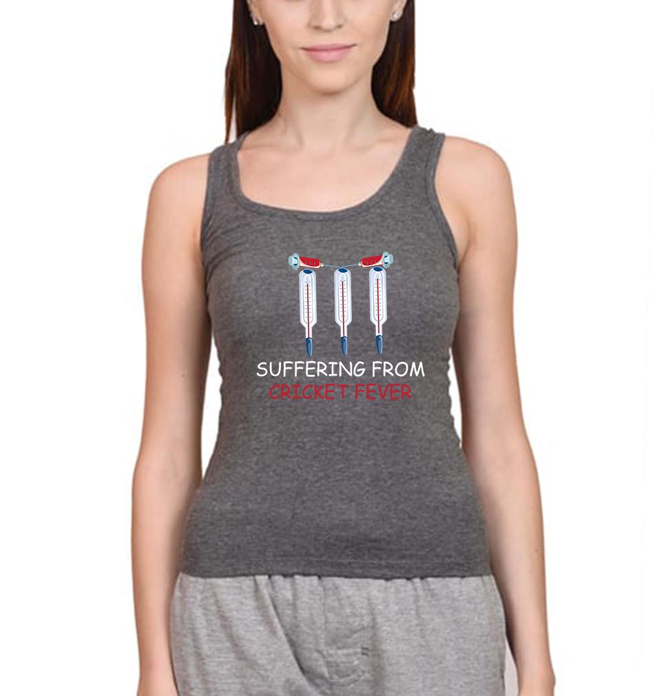CRICKET Fever Women Tank Top-FunkyTeesClub - FunkyTeesClub