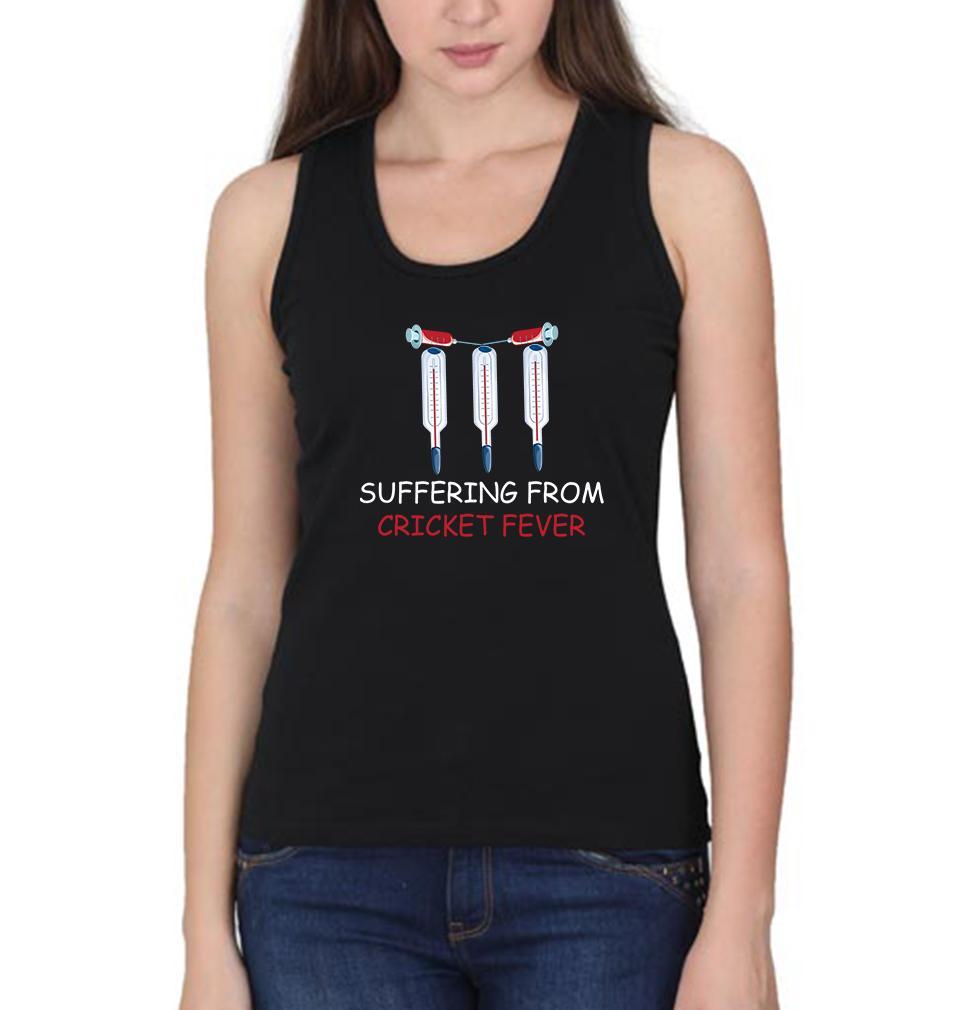 CRICKET Fever Women Tank Top-FunkyTeesClub - FunkyTeesClub