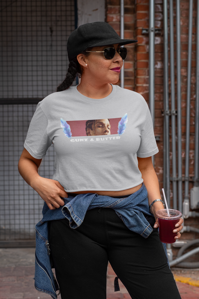 Gunz Butter Minimals Women Crop Top- FunkyTeesClub