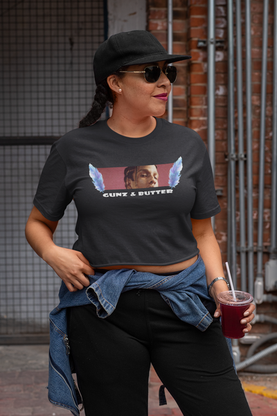 Gunz Butter Minimals Women Crop Top- FunkyTeesClub