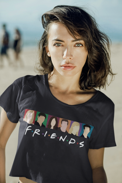 F.R.I.E.N.D.S. Friends Web Series Women Crop Top- FunkyTeesClub