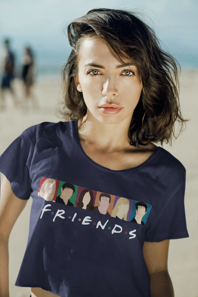 F.R.I.E.N.D.S. Friends Web Series Women Crop Top- FunkyTeesClub