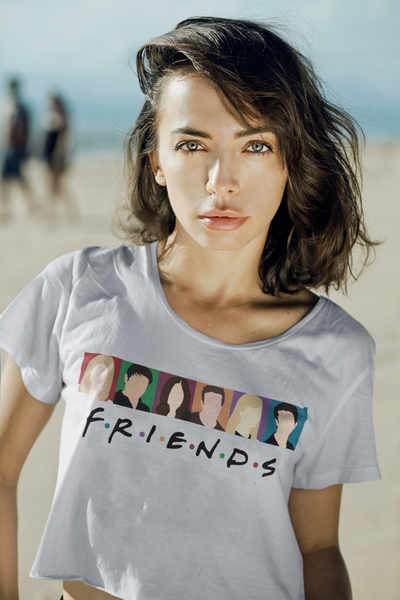 F.R.I.E.N.D.S. Friends Web Series Women Crop Top- FunkyTeesClub