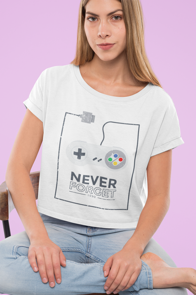 Gaming Women Crop Top- FunkyTeesClub