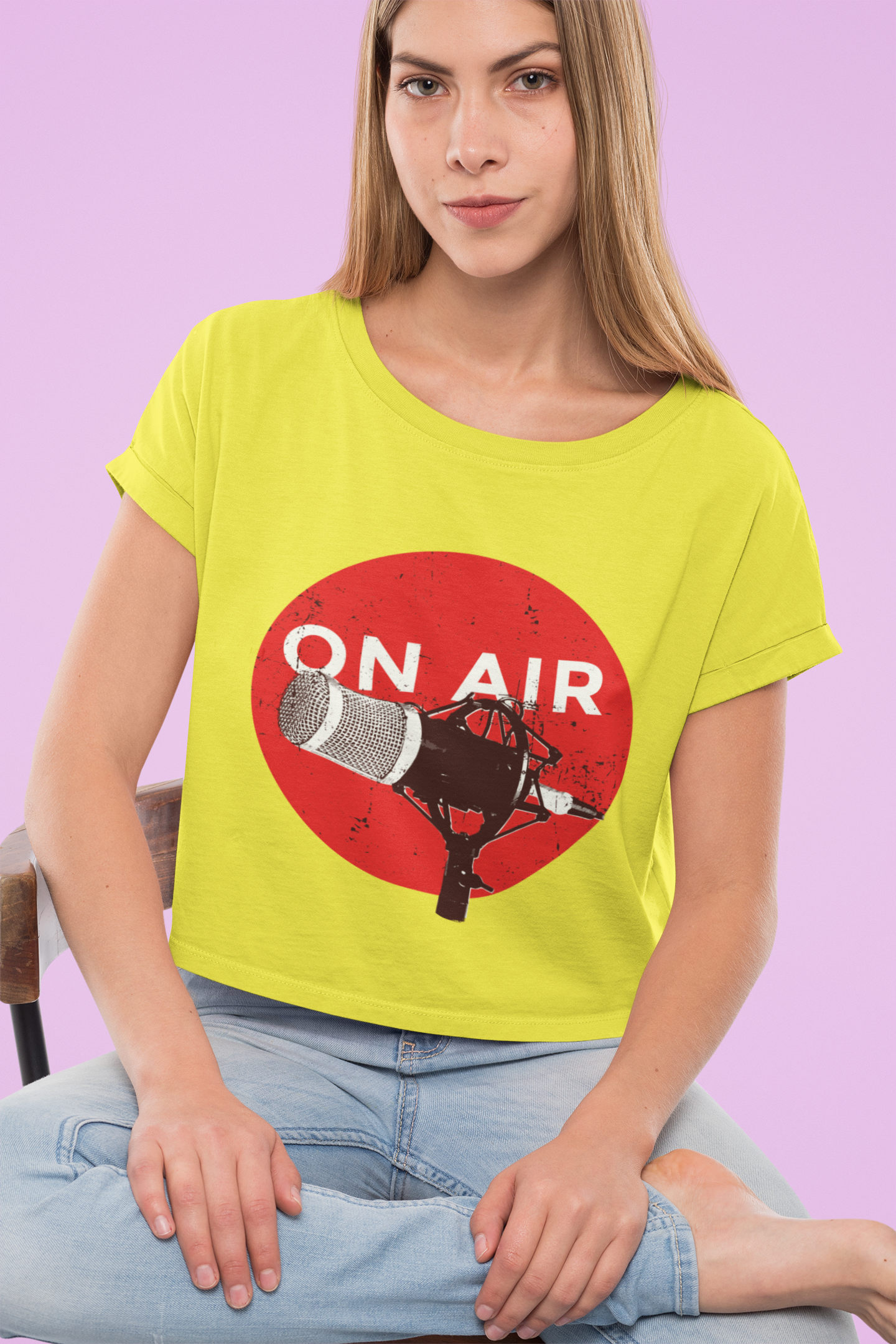 On Air Women Crop Top- FunkyTeesClub